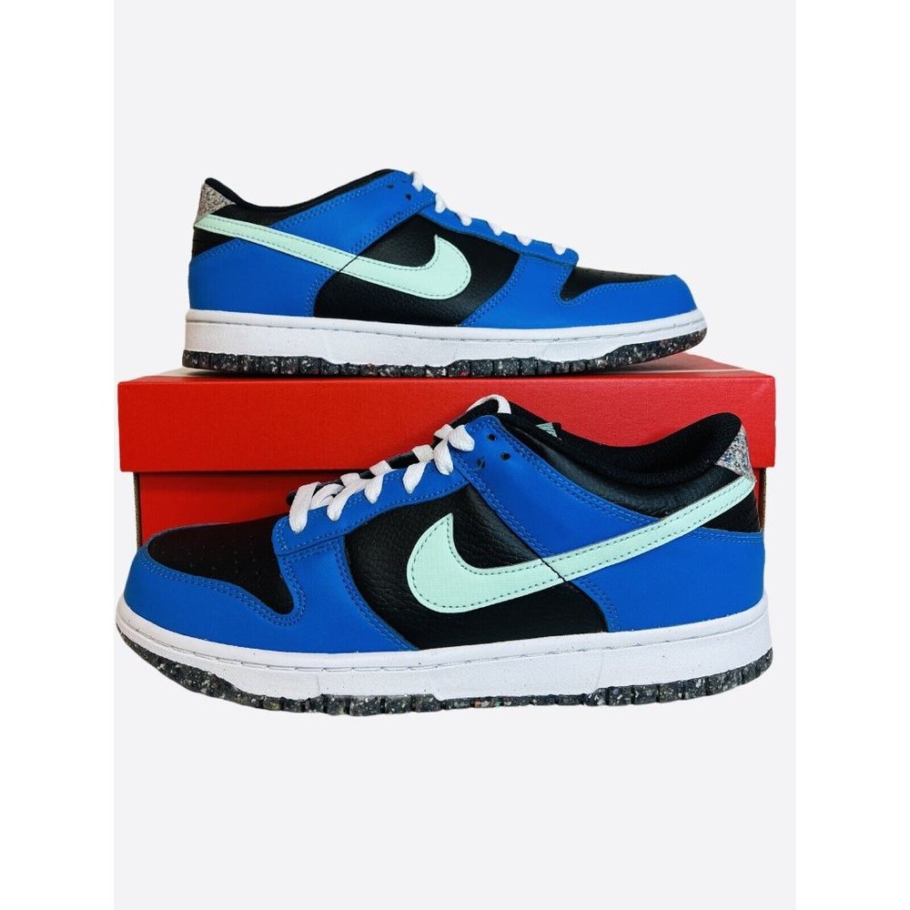Nike Dunk Low GS Crater Blue Black Sneaker Shoes DR0165-001 Size 7Y 8.5 Womens